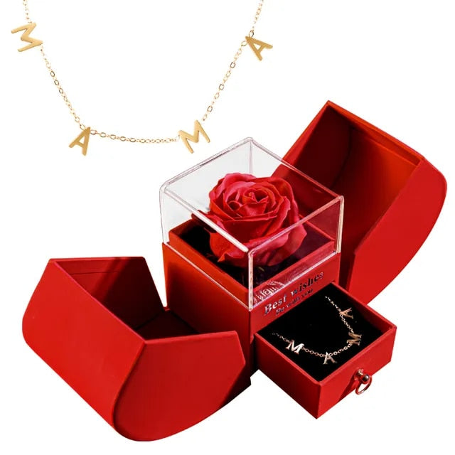 Forever Rose Necklace Gift Box