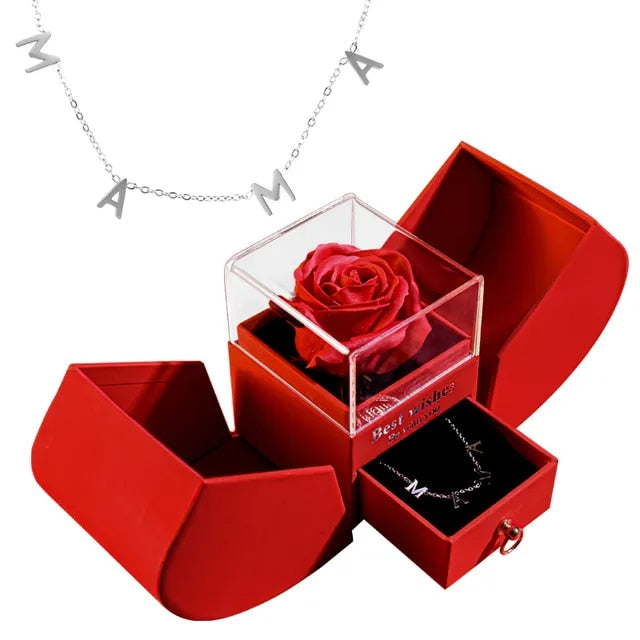 Forever Rose Necklace Gift Box